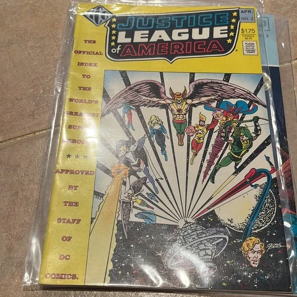 1986 The Official Justice League of America Index #1-4 - Picture 3 of 5